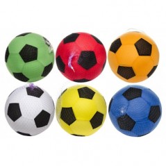 Ballon de football géant en tissu MEGABALL diamètre 50 cm en tissu coloré Aiguille de gonflage adaptable à toute pompe incluse 