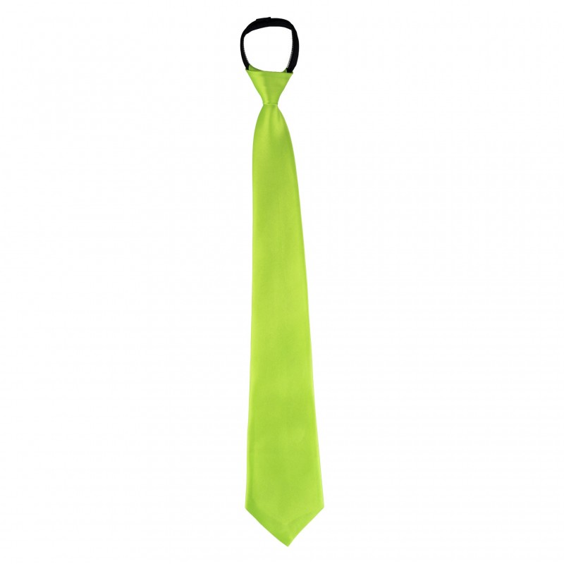 Cravate fluo Verte 13 x 21 cm - Fluos / Lumineux pas cher