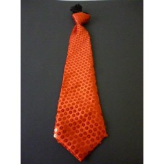 Cravate à sequins tissu Rouge Accessoires 1,76 €