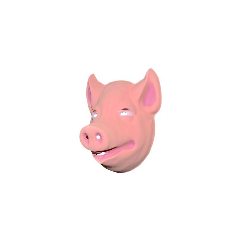 Masque Cochon moyen modèle plastique rigide Loups et Masques 1,50 €