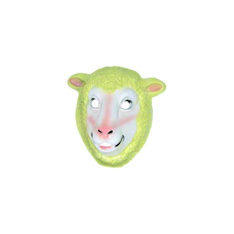 Masque Mouton moyen modèle plastique rigide Loups et Masques 1,50 €