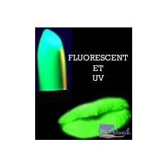 Rouge à lèvres Fluo Vert sous blister Fluo  2,00 €