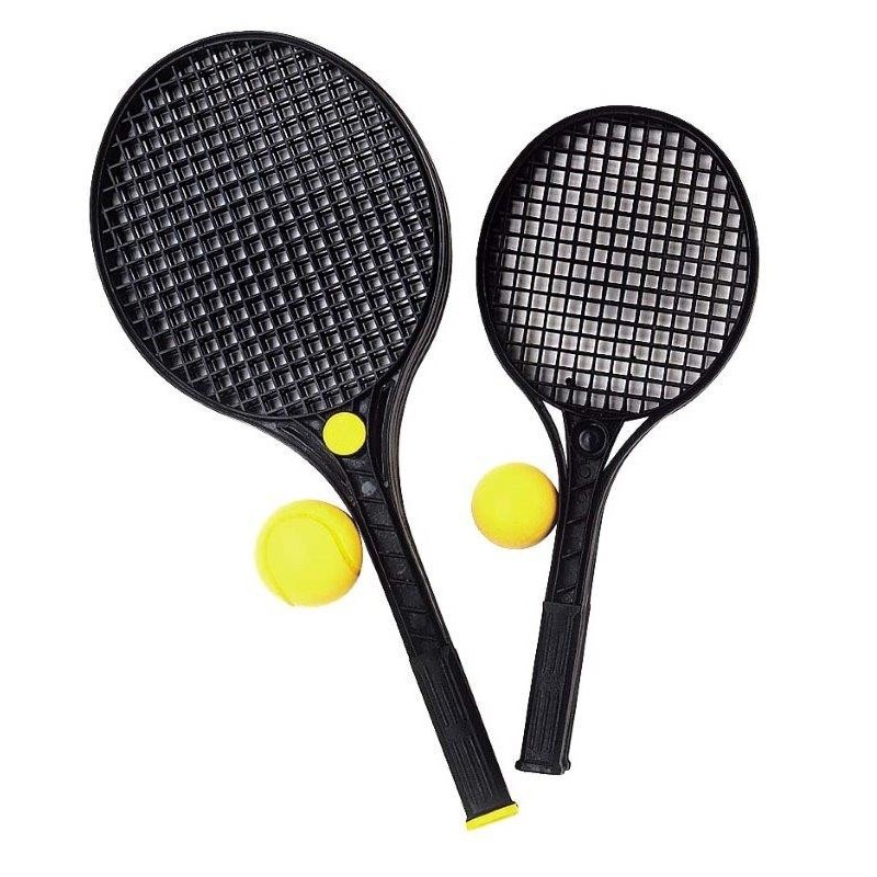 Tennis play 2 raquettes 52 cm+ 1 balle mousse Plein air  2,48 €