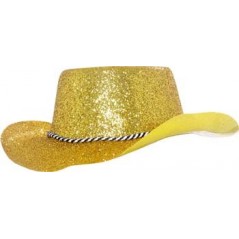 Chapeau Cowboy Pailleté Or Chapeaux 1,34 €
