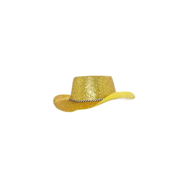 Chapeau Cowboy Pailleté Or Chapeaux 1,34 €