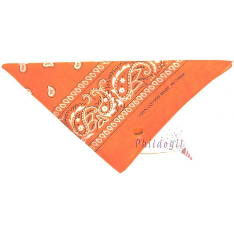 Bandana orange 53 x 53 cm Accessoires 0,90 €