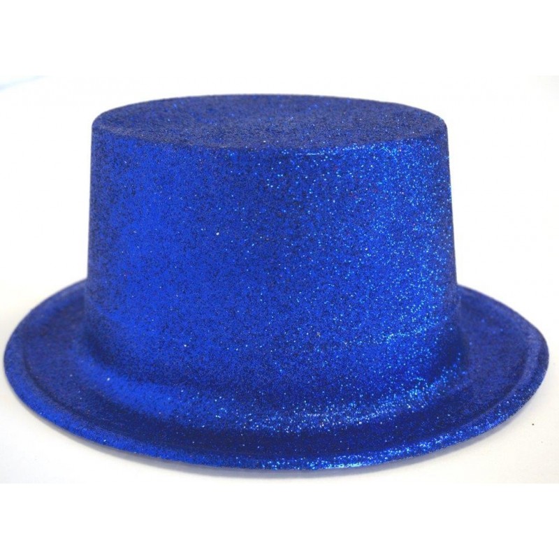 Haut de forme pailleté bleu Chapeaux 1,45 €