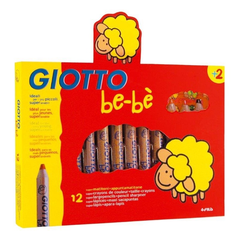 Giotto Bébé Etui 12 crayon maxi bois Crayons et Feutres 10,62 €
