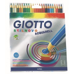 Crayons Aquarellable Stilnovo etui de 24 Crayons et Feutres 7,84 €