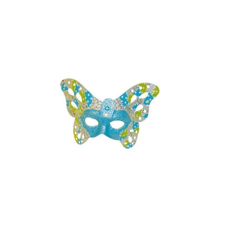 Masque papillon à décorer 23.5 x 19 .5 cm - Décopatch - Feutrine 
