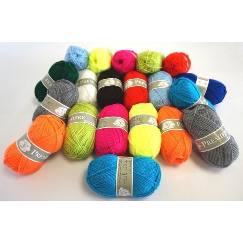 20 Pelotes de laine Assorties  1 kg Décopatch - Feutrine - Laine - Objet à décorer 16,20 €