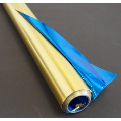 Papier métal décor Bleu/Or 0.50 x 10 m Carton mousse, papier de soie, papier crépon 10,88 €