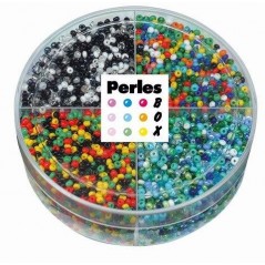 Boîte 8000 perles mélangées petits trous Perles et accessoires - Boules décoratives 5,78 €