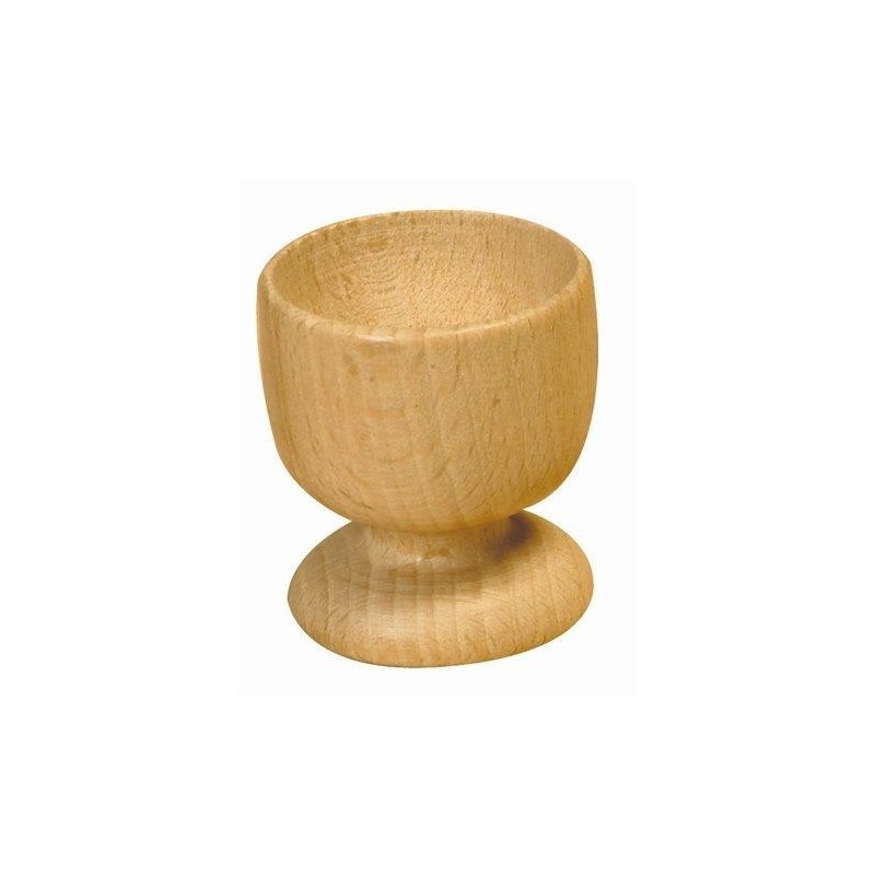 Coquetier bois diamètre 45 x 70 mm Bois - Rotin -Macramé 0,66 €