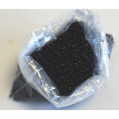 Sachet 100g perle rocaille mat noir Perles et accessoires - Boules décoratives 2,88 €