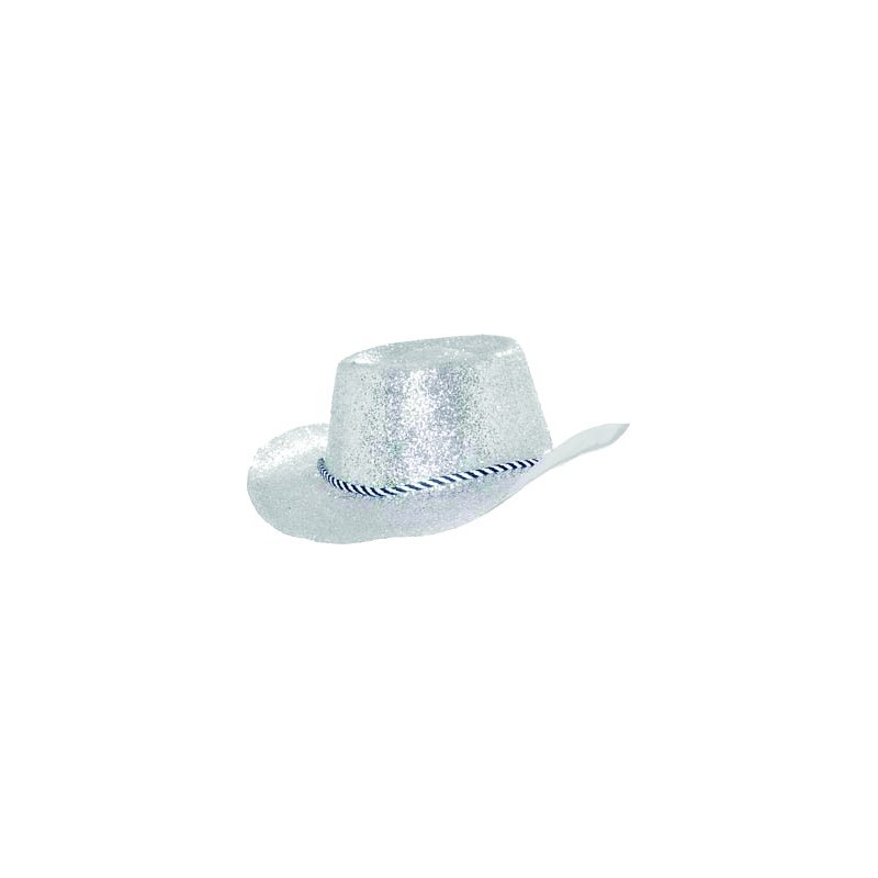 Chapeau haut de forme fluo paillettes - Méga Fête