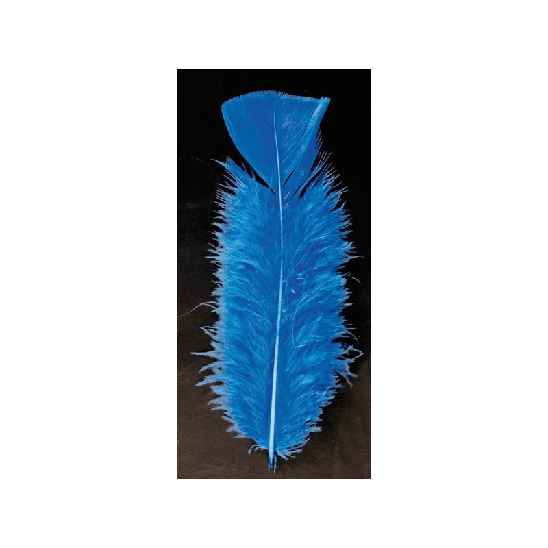 Sachet plumes ordinaires bleues Raphia - Chenilles - Plumes 3,56 €