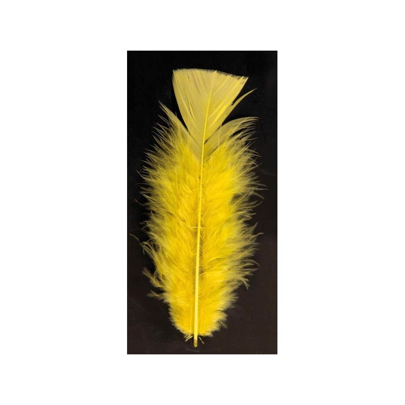 Sachet plumes ordinaires jaunes Raphia - Chenilles - Plumes 3,58 €