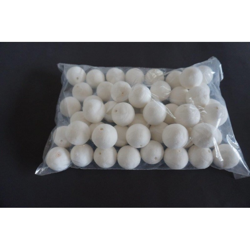Sachet 25 boules cellulose diam. 50mm blanches Activités Créatives 5,59 €