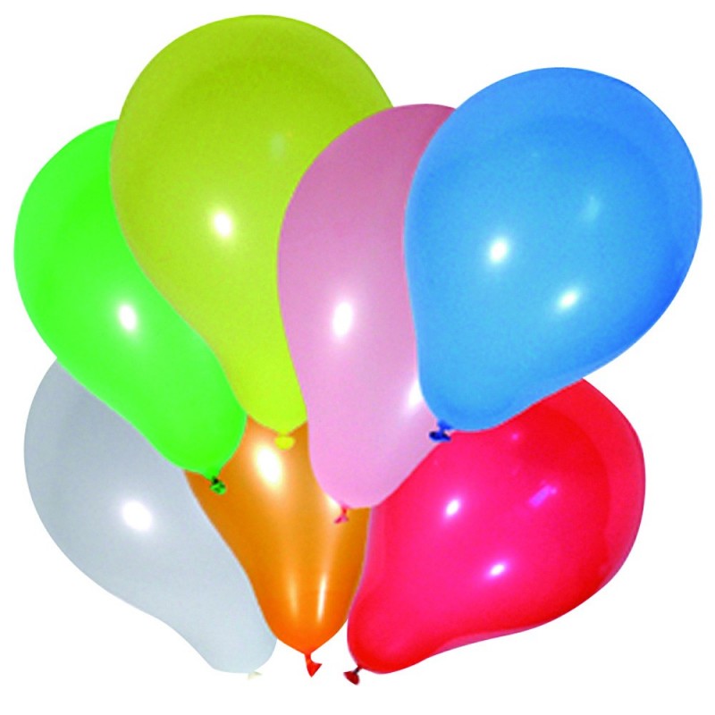 Sachet de 10 ballons multicolores diam 30 - Ballons et Gonflables
