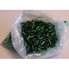 Perles tubes Vert brillant sachet 50 g Perles et accessoires - Boules décoratives 1,20 €