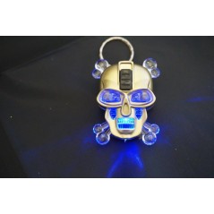 Porte clés tête robot lumineux 45 mm Porte-clés 0,37 €