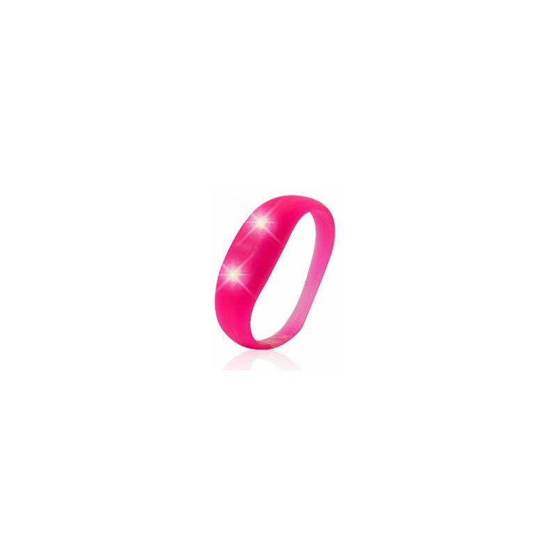 Bracelet lumineux mouvement silicone Rose Fluos / Lumineux 2,49 €