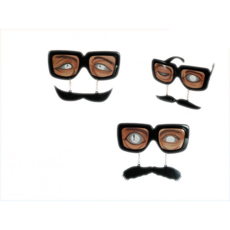Lunettes de fête Moustache env 14 cm Lunettes 1,08 €