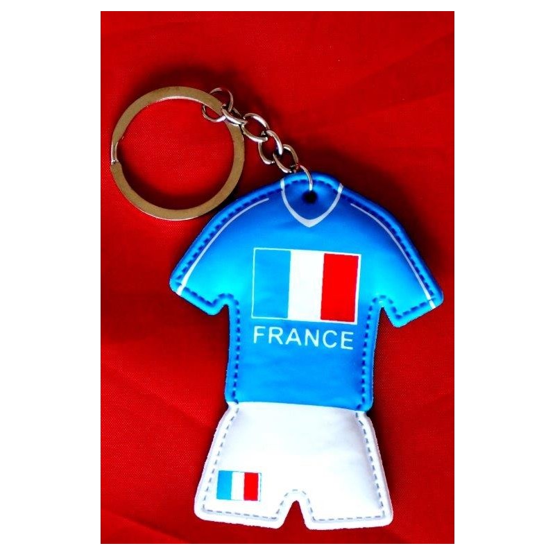 12 Porte clés maillot foot France 7 cm Porte-clés 4,80 €