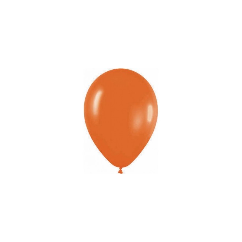 Sachet de 10 ballons Orange diam 30