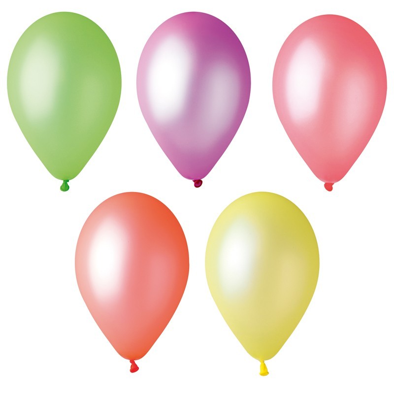 Sachet 100 ballons Fluo diamètre 26 cm assort Ballons / Gonflables 6,58 €
