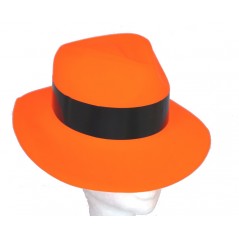 Chapeau gangster Orange plastic Chapeaux 1,12 €