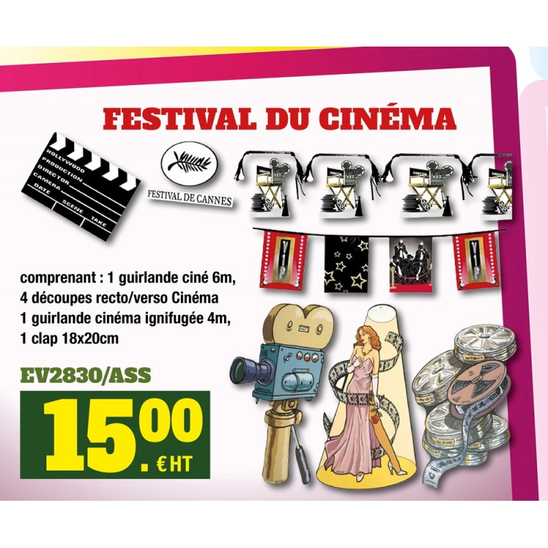 KIT FESTIVAL DE CANNES Cinéma 15,00 €