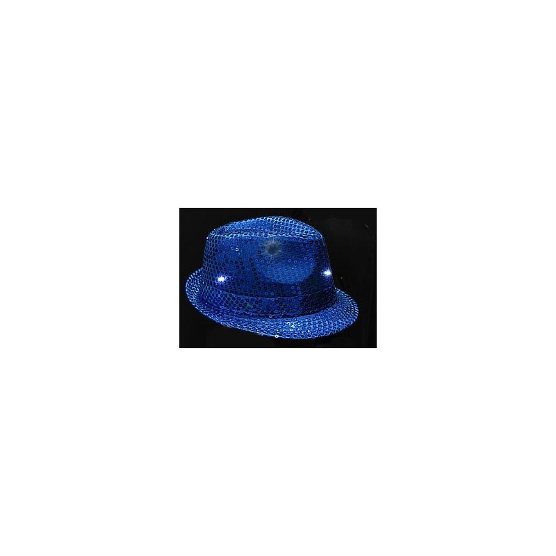 Borsalino Sequins Bleu avec Leds Chapeaux 4,82 €