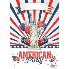 Affiche American Party 42 x 29.7 cm Décoration 2,48 €