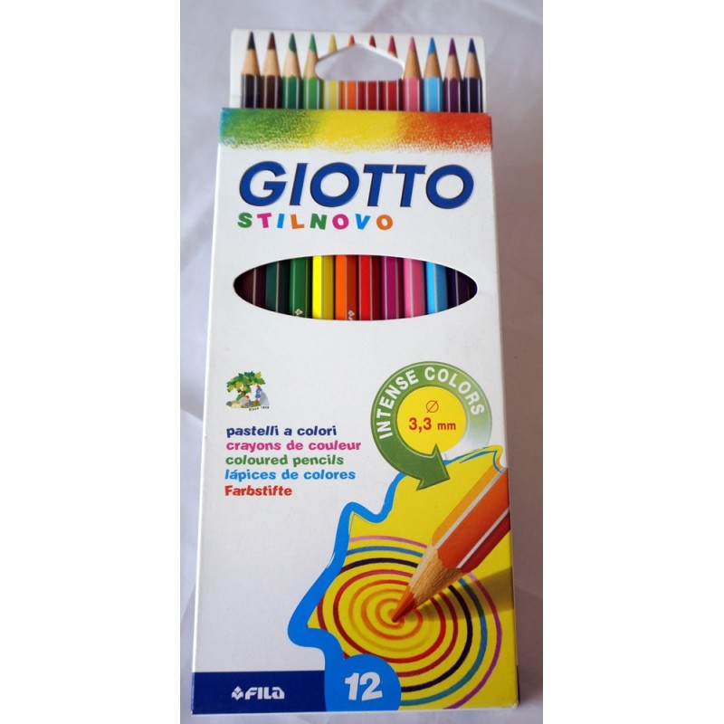Crayons de couleurs 9 cm poch de 12 Crayons et Feutres 1,23 €