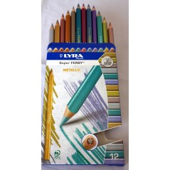 Etui 12 crayon de couleur Metallic Lyra Crayons et Feutres 12,00 €