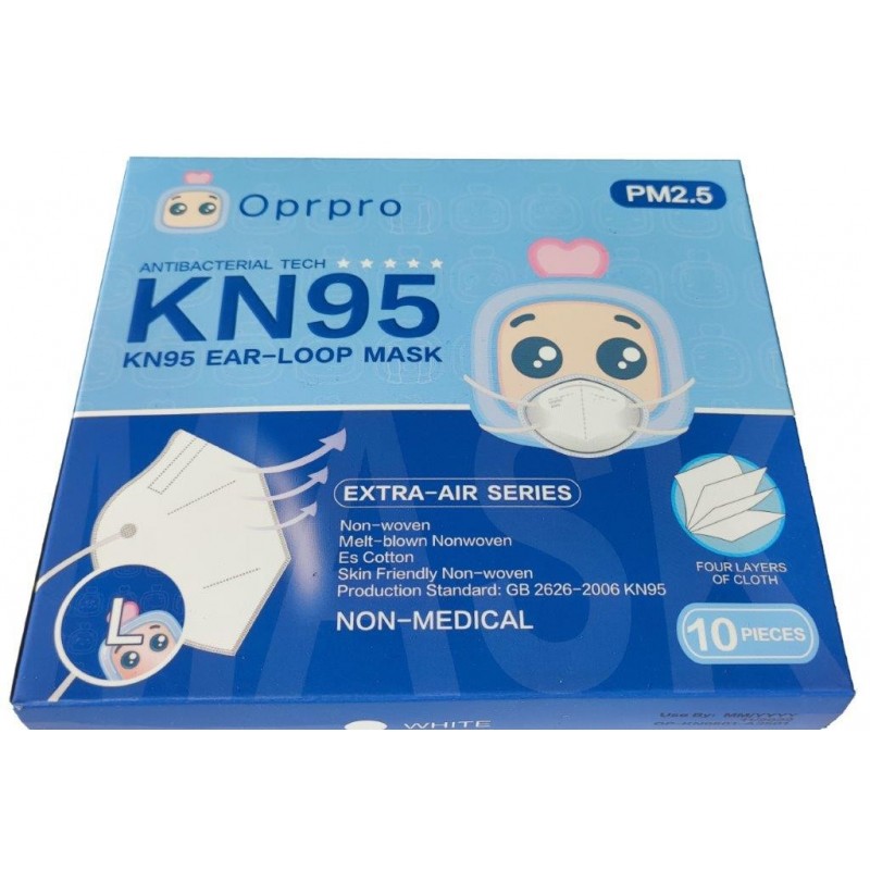 Masque Protection KN 95 (équivalent FFP2) Lot de 10