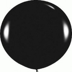 Ballon uni diam. 90 cm noir l'unité Ballons / Gonflables 1,90 €
